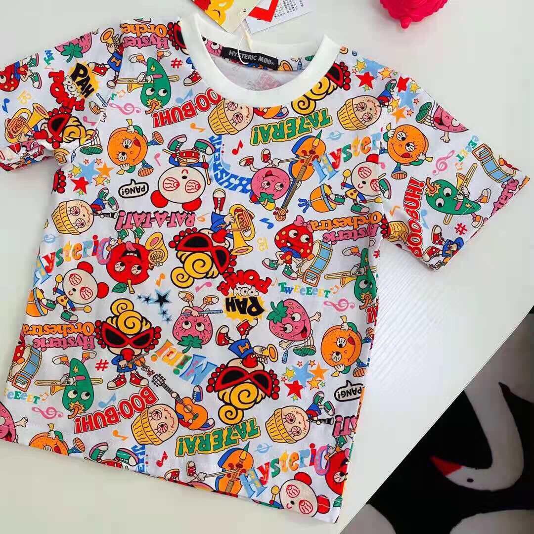 【90-140cm】よく売れる カートゥーン 柔らかい ロンT 合わせやすい Tシャツワンピース