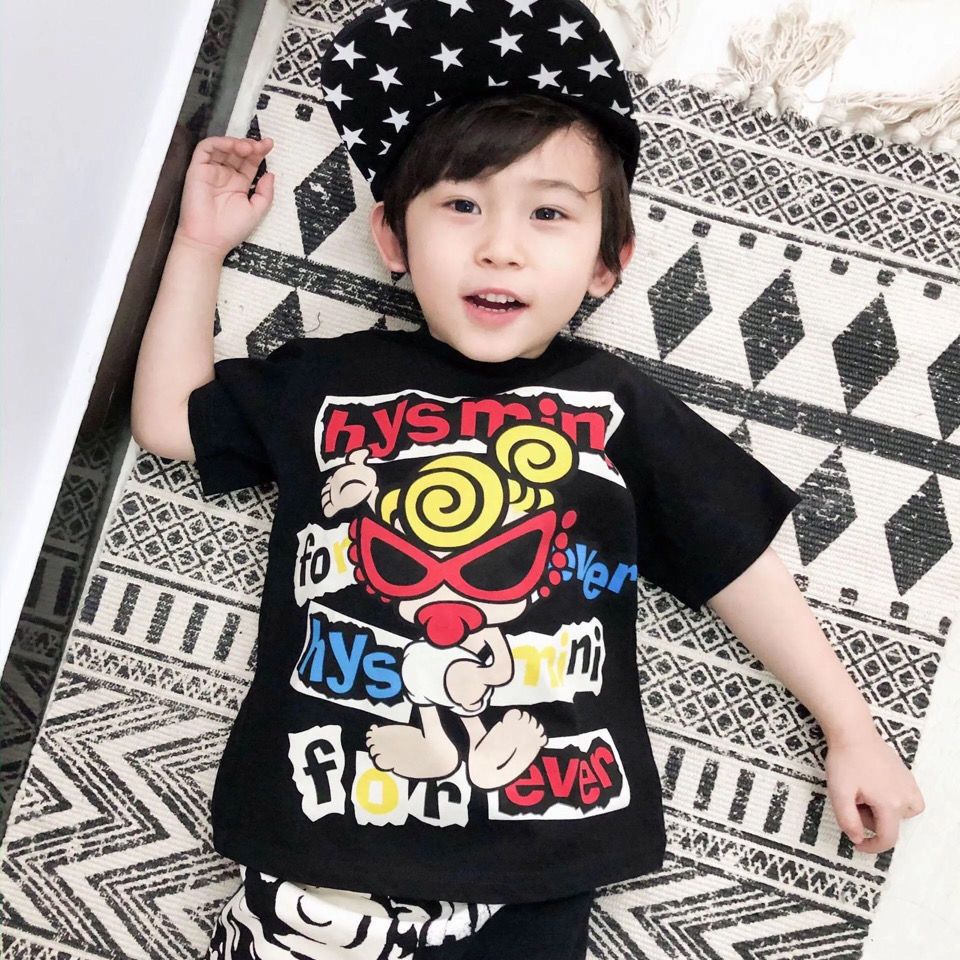 【90-160cm】大流行 新作 2色展開 トップス 男の子 半袖 Ｔシャツ