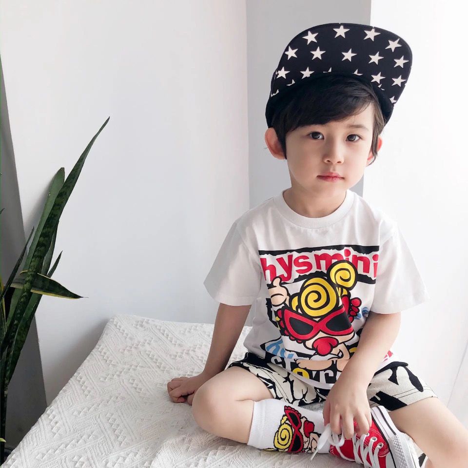 【90-160cm】大流行 新作 2色展開 トップス 男の子 半袖 Ｔシャツ