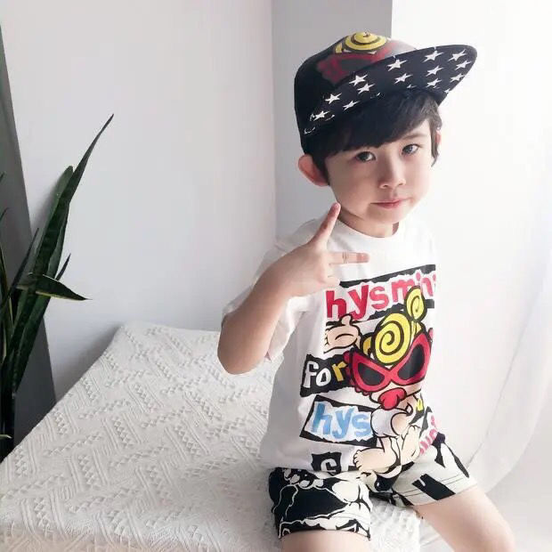 【90-160cm】大流行 新作 2色展開 トップス 男の子 半袖 Ｔシャツ