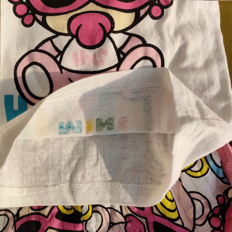 【90-140cm】二点セット 可愛い トレンド カートゥーン Tシャツ＋半ズボン セットアップ
