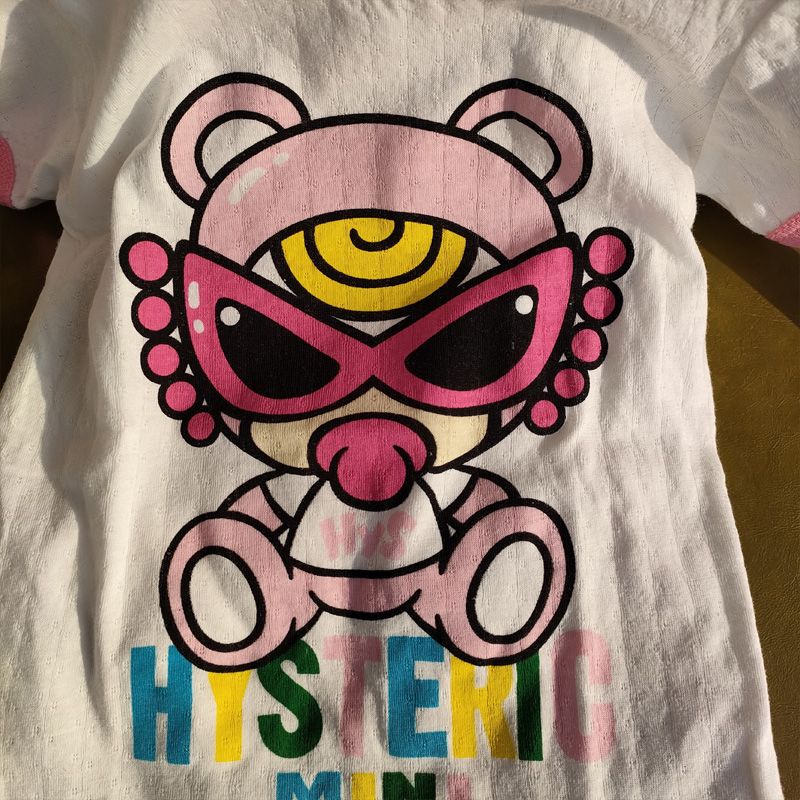 【90-140cm】二点セット 可愛い トレンド カートゥーン Tシャツ＋半ズボン セットアップ