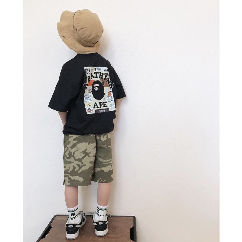 【72時間限定！タイムセール】【100-160cm】お洒落感アップ ファッション 男の子 大人気 プリント Ｔシャツ