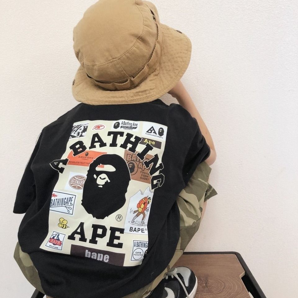 【72時間限定！タイムセール】【100-160cm】お洒落感アップ ファッション 男の子 大人気 プリント Ｔシャツ