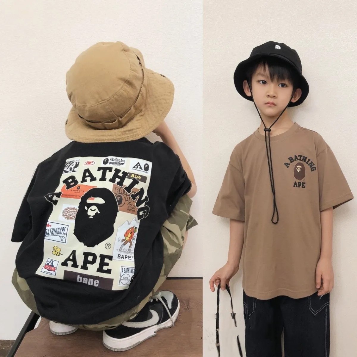 【72時間限定！タイムセール】【100-160cm】お洒落感アップ ファッション 男の子 大人気 プリント Ｔシャツ