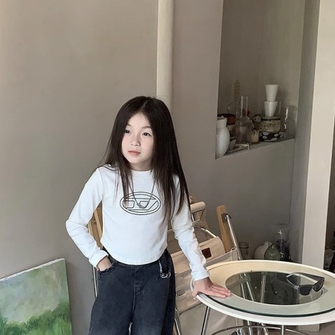 【90-150】人気急上昇  高品質  人気  着心地いい 安くてかわいい  ファッション  売れ筋  女の子 長袖  Tシャツ