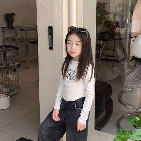 【90-150】人気急上昇  高品質  人気  着心地いい 安くてかわいい  ファッション  売れ筋  女の子 長袖  Tシャツ