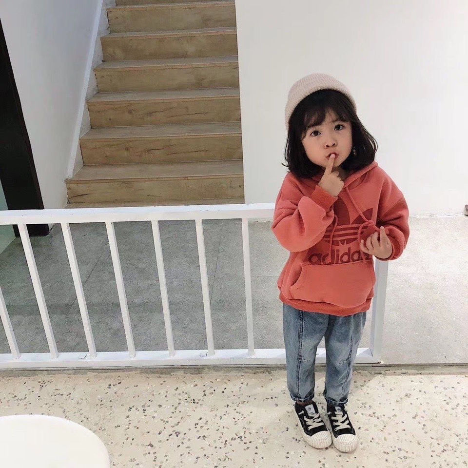 【110-160cm】大人気 韓国風 スタイリッシュ ストリート 合わせやすい フード付き パーカー