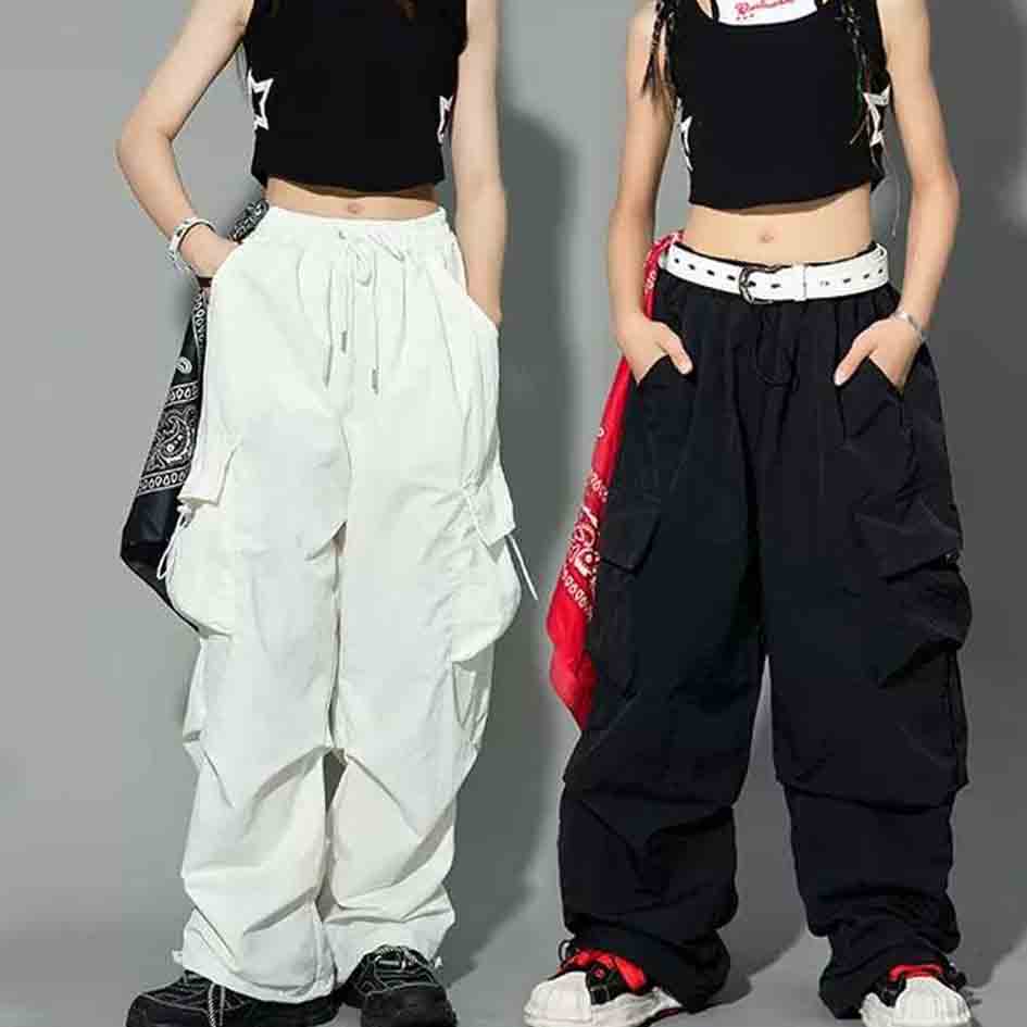 【120‐170】10色展開 無地 ゆったり 練習着 ダンス 衣装 ヒップポップ  キッズ 子供 服 ジュニア 女の子 パンツ ボトムス