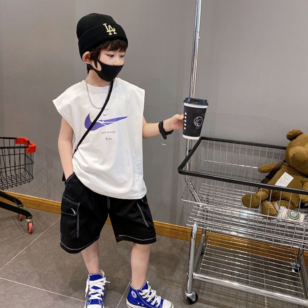 【90-140cm】2024夏新作 通気性 合わせやすい シンプル 着心地良い ノースリーブ タンクトップ