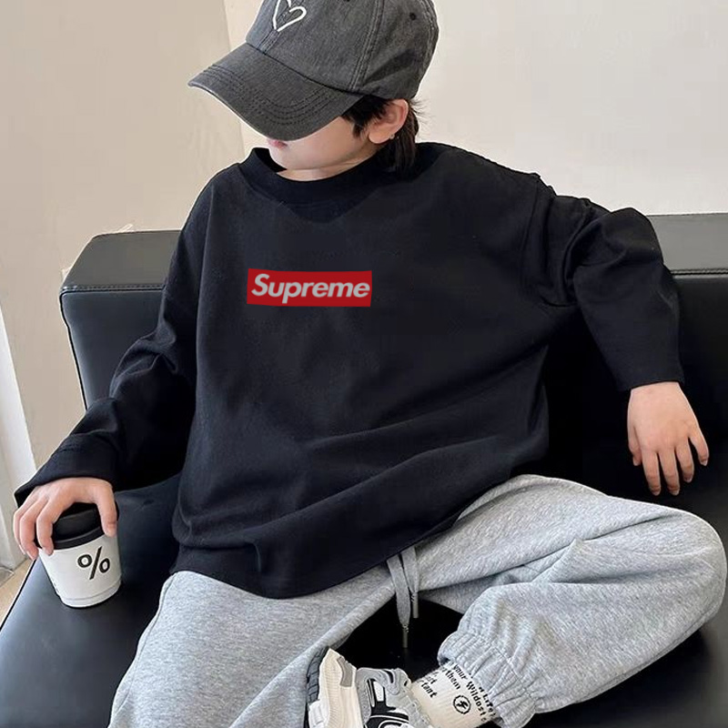 【90-160cm】人気上昇中シンプル カジュアル アルファベット トレンド 合わせやすい 長袖 Tシャツ
