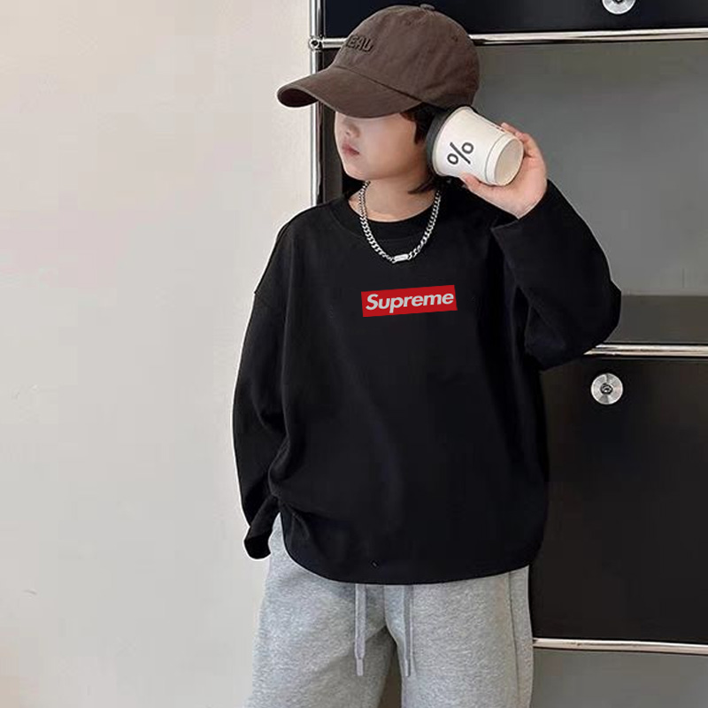 【90-160cm】人気上昇中シンプル カジュアル アルファベット トレンド 合わせやすい 長袖 Tシャツ