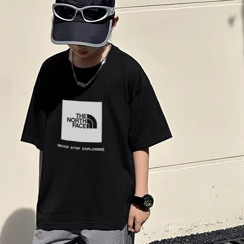 【90-160cm】よく売れる 定番 ディリー シンプル 着心地良い アルファベット カジュアル 半袖 Tシャツ