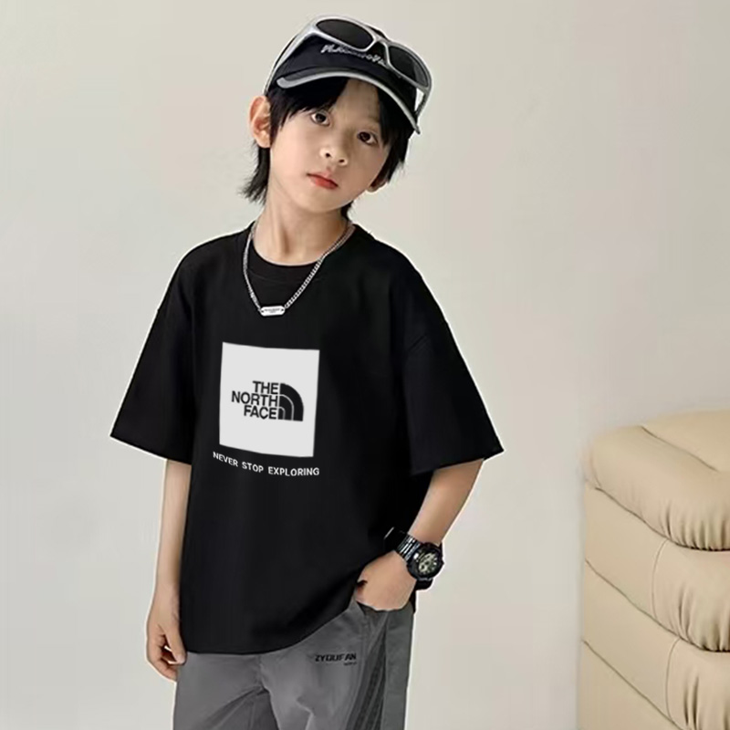 【90-160cm】よく売れる 定番 ディリー シンプル 着心地良い アルファベット カジュアル 半袖 Tシャツ
