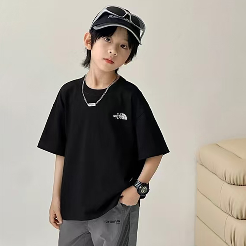 【90-160cm】よく売れる 定番 ディリー シンプル 着心地良い アルファベット カジュアル 半袖 Tシャツ