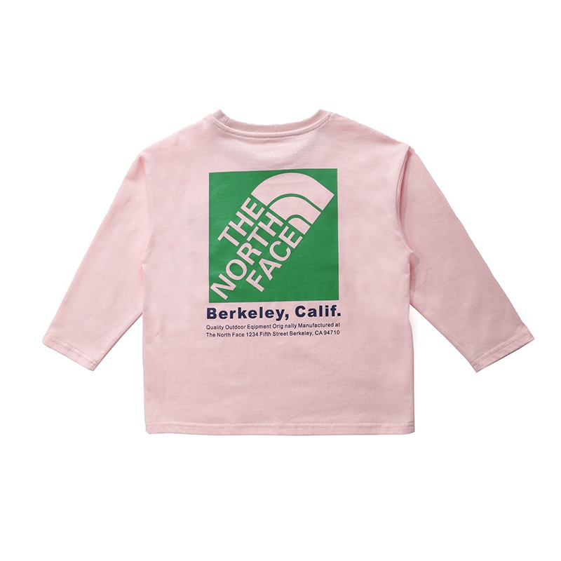 【100-160cm】着回し力抜群 アルファベット ラウンドネック トレンド カジュアル 長袖 Tシャツ