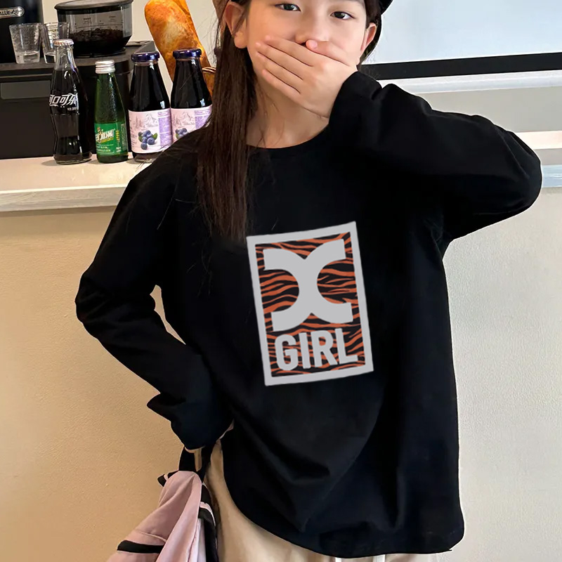 【90-160cm】超人気商品 特別なデザイン おしゃれ 定番 絶対欲しい 女の子 カジュアル 長袖 Ｔシャツ