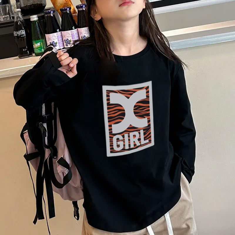【90-160cm】超人気商品 特別なデザイン おしゃれ 定番 絶対欲しい 女の子 カジュアル 長袖 Ｔシャツ