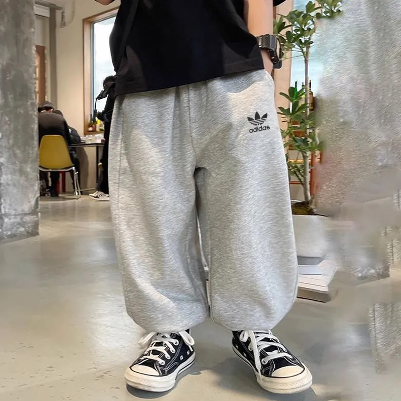 【120-160cm】人気上昇中トレンド 合わせやすい 楽ちん カジュアル 長ズボン ボトムス ロングパンツ
