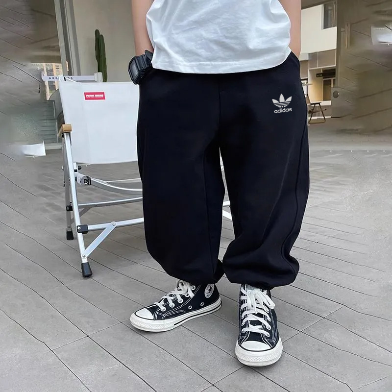 【120-160cm】人気上昇中トレンド 合わせやすい 楽ちん カジュアル 長ズボン ボトムス ロングパンツ
