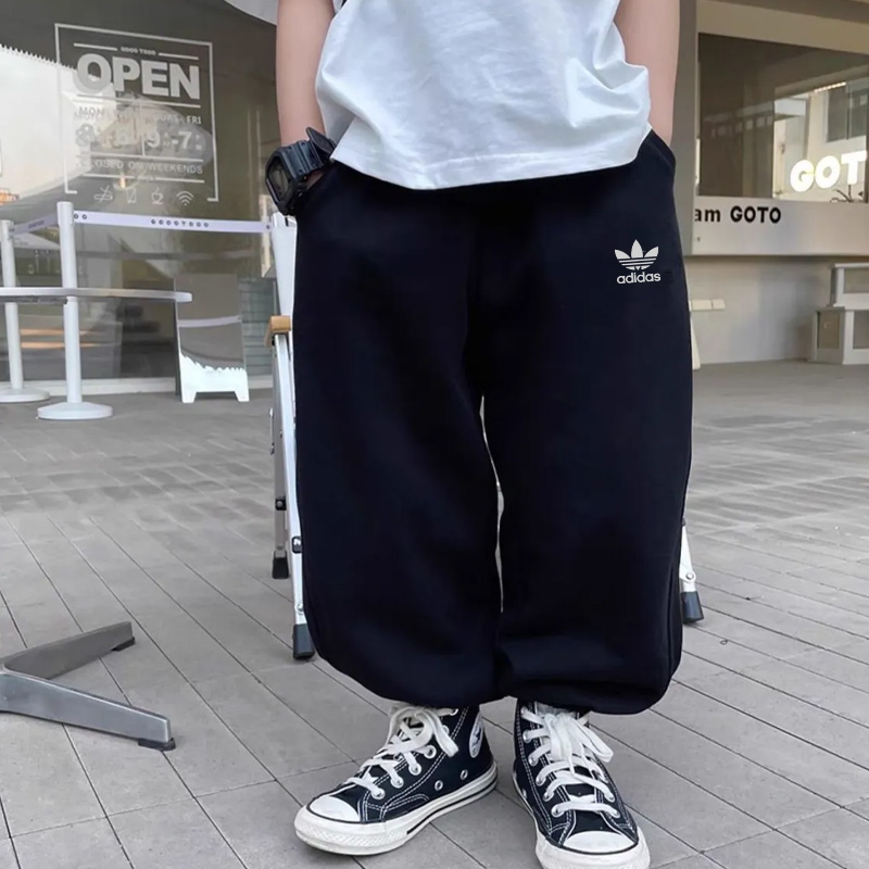 【120-160cm】人気上昇中トレンド 合わせやすい 楽ちん カジュアル 長ズボン ボトムス ロングパンツ