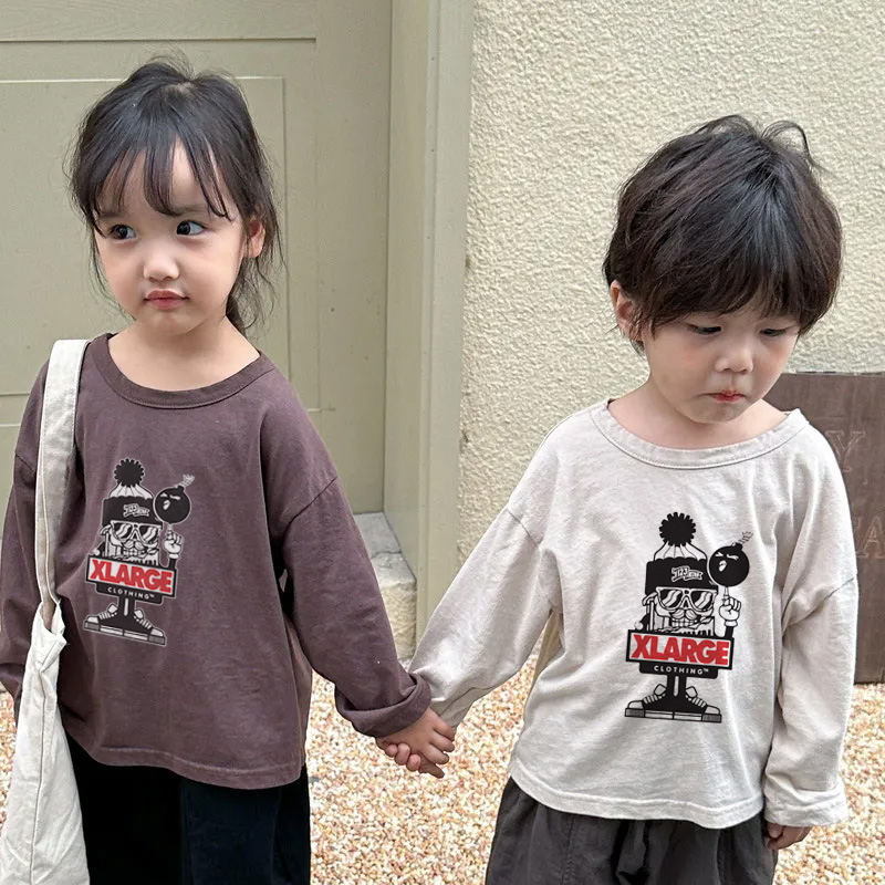 【80-150cm】特別なデザイン 売れ筋 絶対後悔しない おしゃれ 長袖 Tシャツ