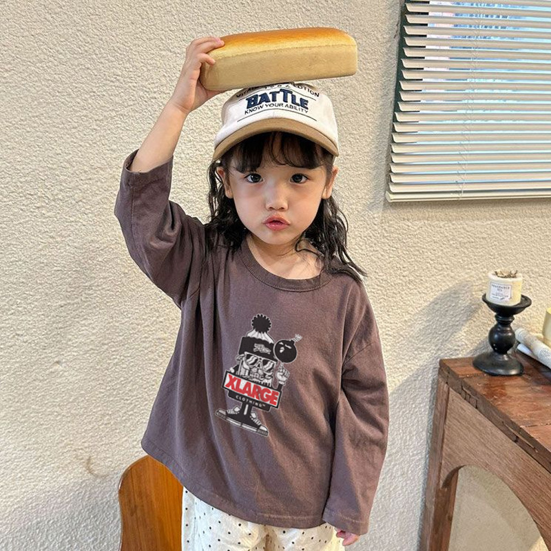【80-150cm】特別なデザイン 売れ筋 絶対後悔しない おしゃれ 長袖 Tシャツ