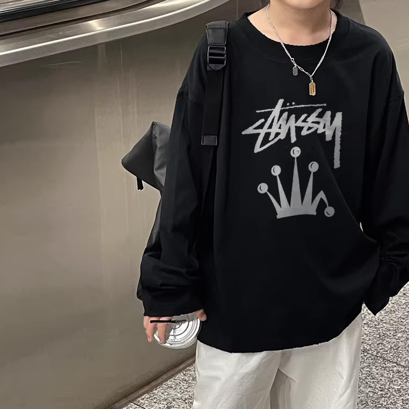 【90-160cm】定番 カジュアル 着心地良い 合わせやすい トレンド 長袖 Tシャツ