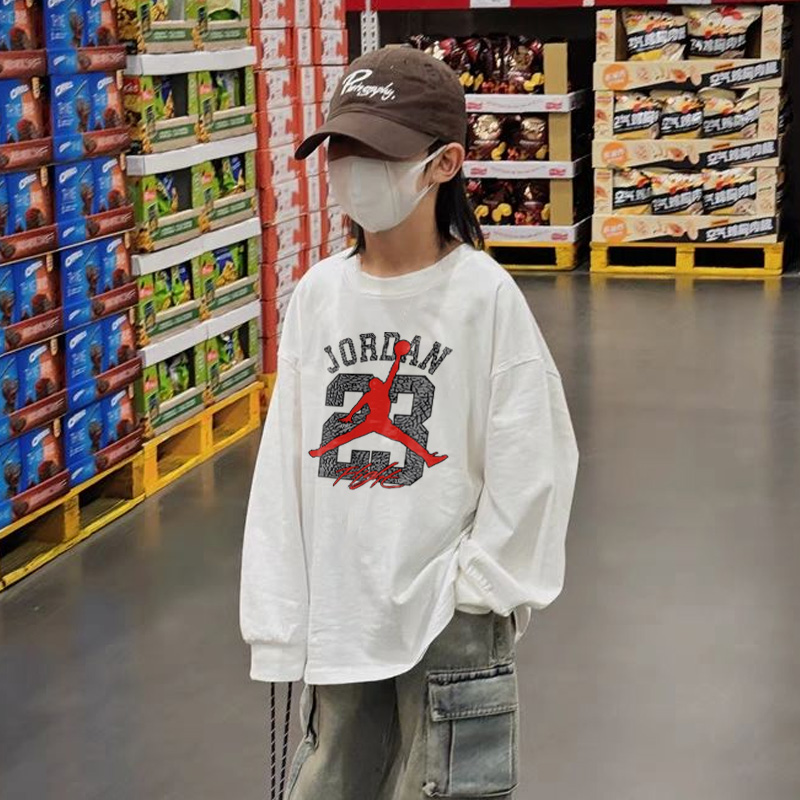 【110-170cm】特別なデザイン カッコイイ 超人気商品 合わせやすい カジュアル 男の子 長袖Ｔシャツ