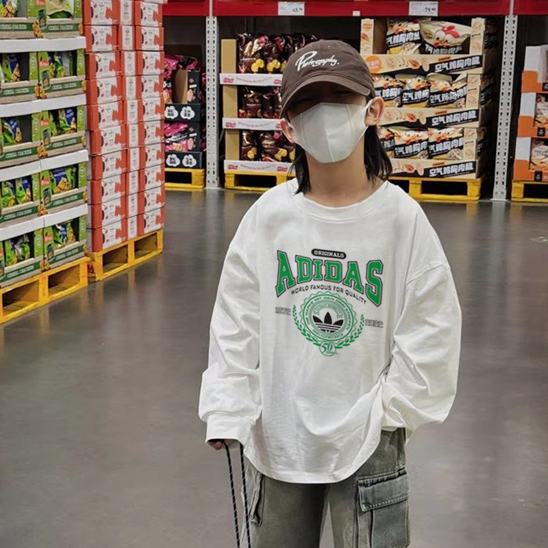 【110-170cm】今季も大流行 カッコイイ おしゃれ 合わせやすい カジュアル 男の子 長袖Tシャツ