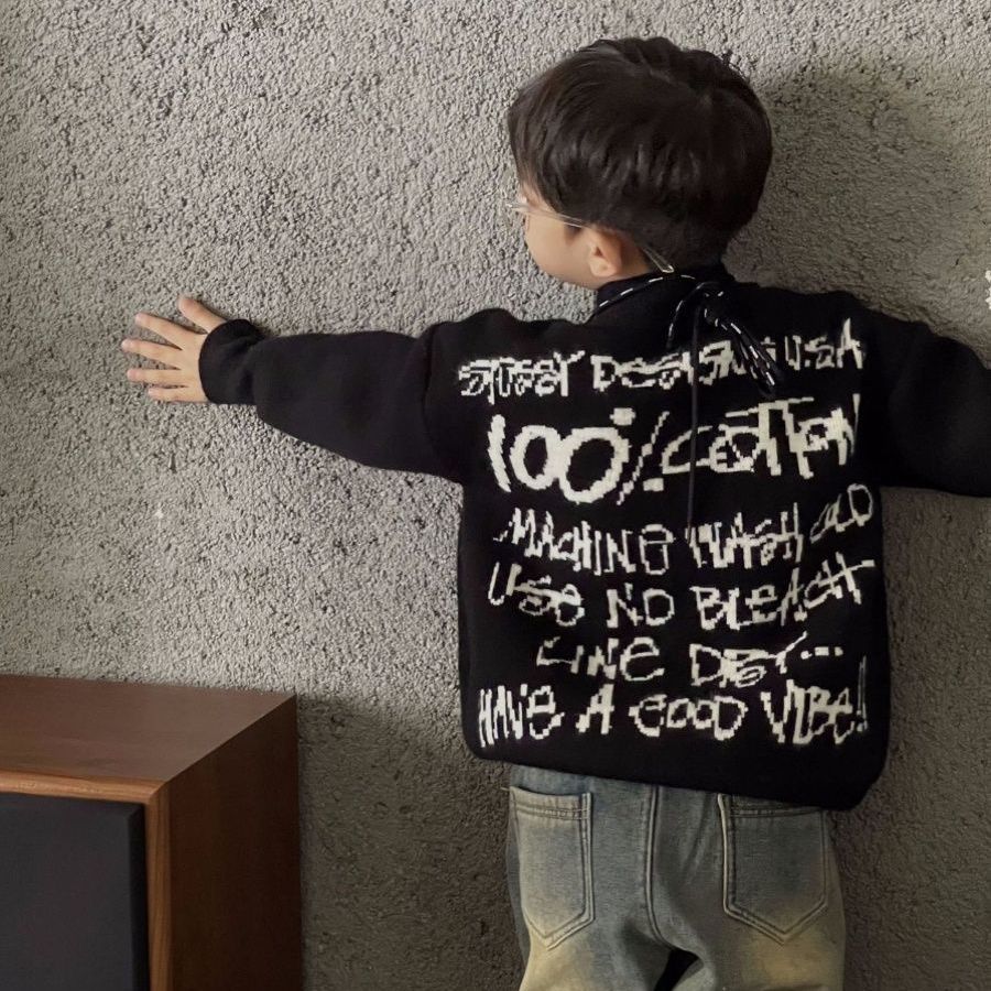 【90-140cm】今季も大流行 やわらかな素材 絶対欲しい 人気商品 おしゃれ 男の子 セーター