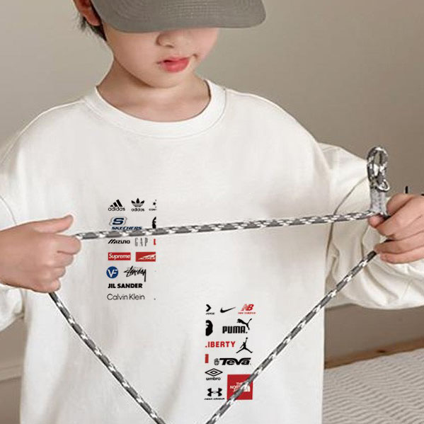 【90-160cm】 絶対欲しい！トレンド 定番 着心地良い 人気 合わせやすい トレンド 長袖 Tシャツ
