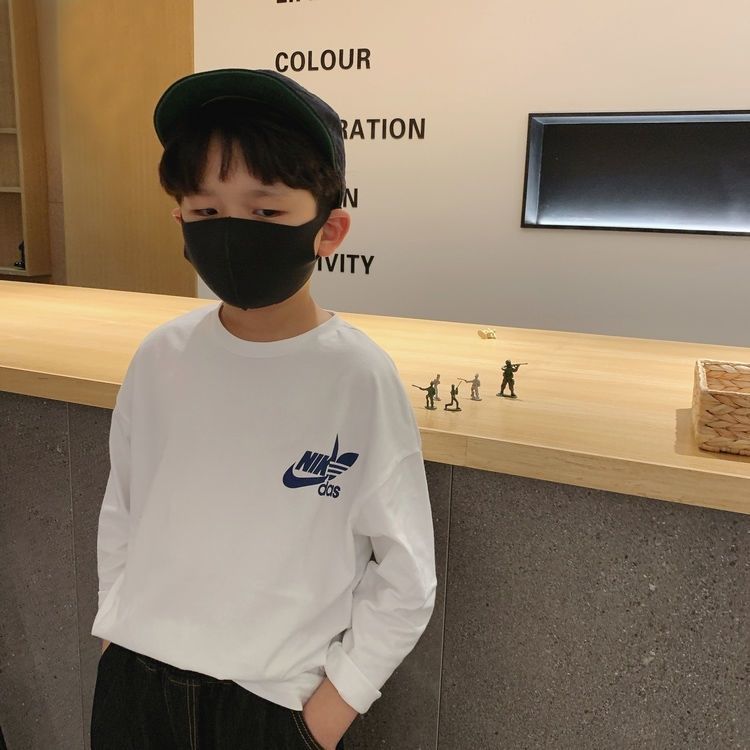 【90-160cm】絶対欲しい!無地 快適 ルーズ 合わせやすい トレンド 長袖 Tシャツ