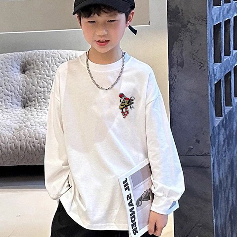 【90-160cm】超人気 楽ちん 合わせやすい カッコイイ カジュアル 快適 着やすい 長袖 Tシャツ