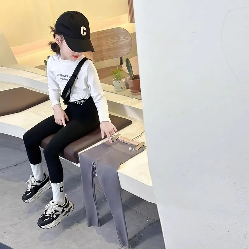 【90-140cm】超人気商品 ファッション トレンド 合わせやすい 女の子 ボトムス レギンス