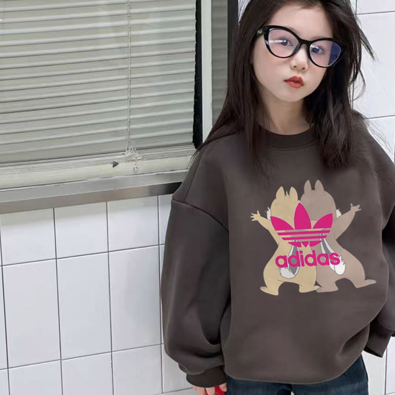 【90-160cm】リラックス感ある カジュアル トレンド 超人気 合わせやすい ラウンドネック トレーナー