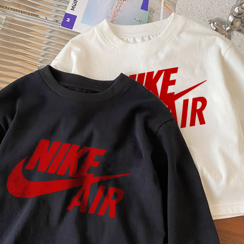 【90-160cm】人気爆発中 カジュアル 合わせやすい 快適 プリント 長袖 Tシャツ