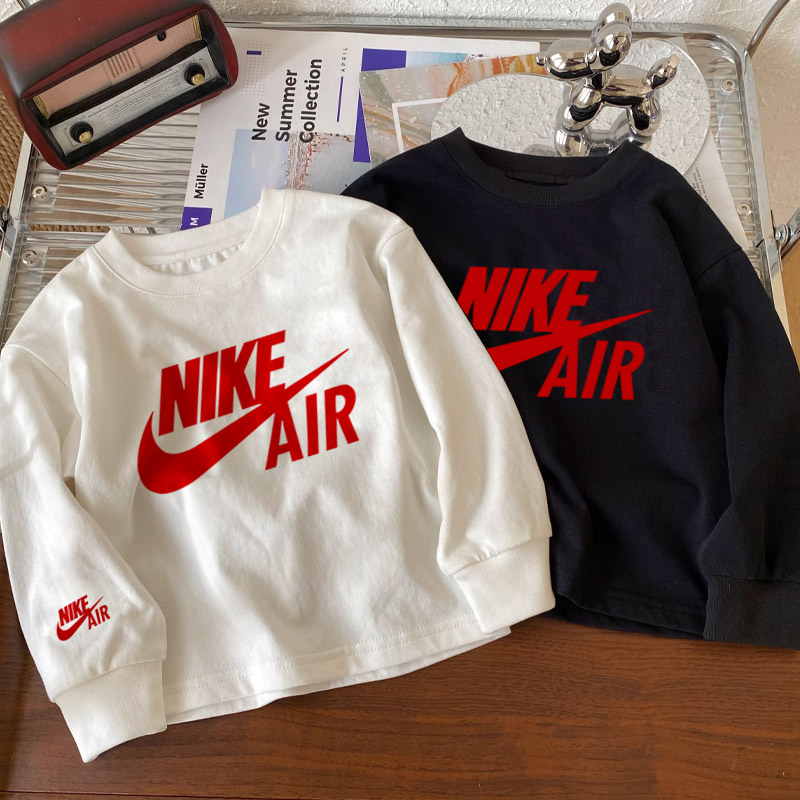 【90-160cm】人気爆発中 カジュアル 合わせやすい 快適 プリント 長袖 Tシャツ