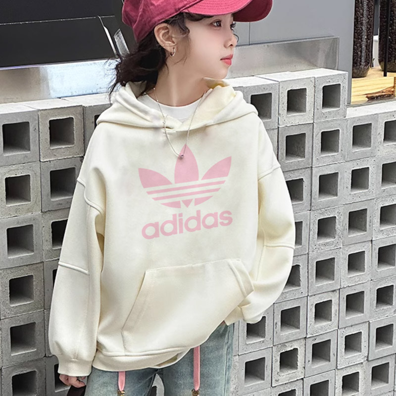 【90-160cm】絶対見逃さないで カジュアル 合わせやすい 女の子 フード付き パーカー