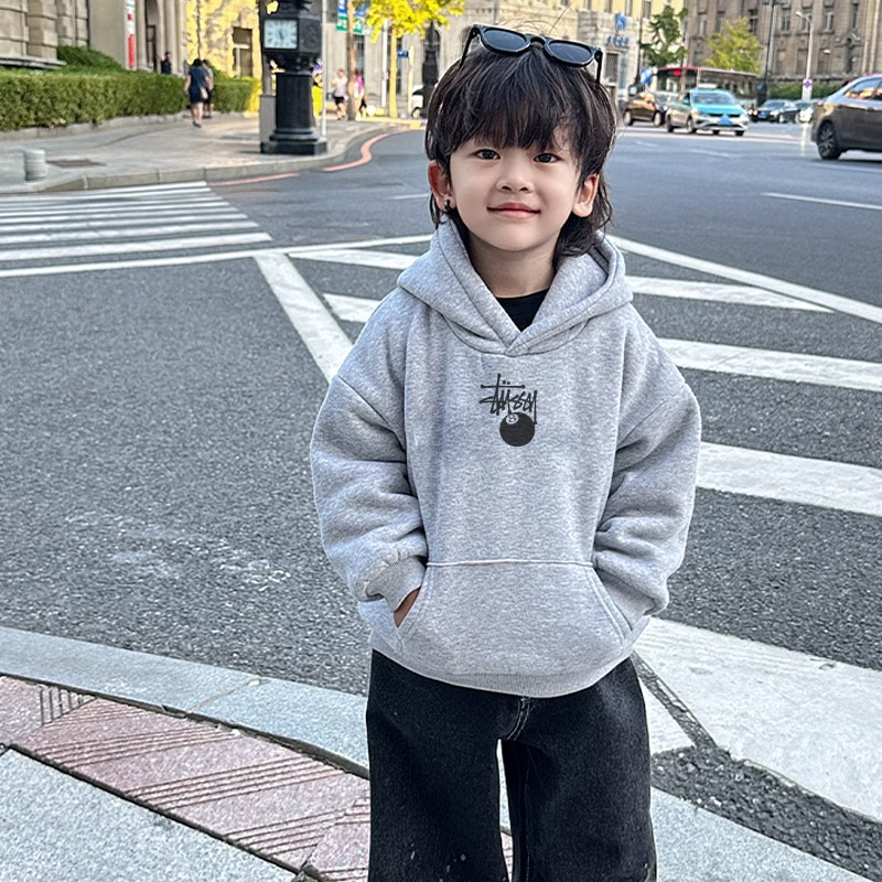 【90-160cm】着回し力抜群 合わせやすい カジュアル 着やすい 男の子 フード付き パーカー