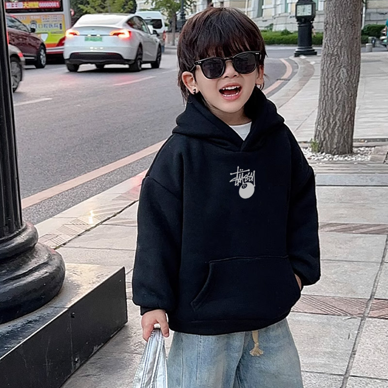 【90-160cm】着回し力抜群 合わせやすい カジュアル 着やすい 男の子 フード付き パーカー