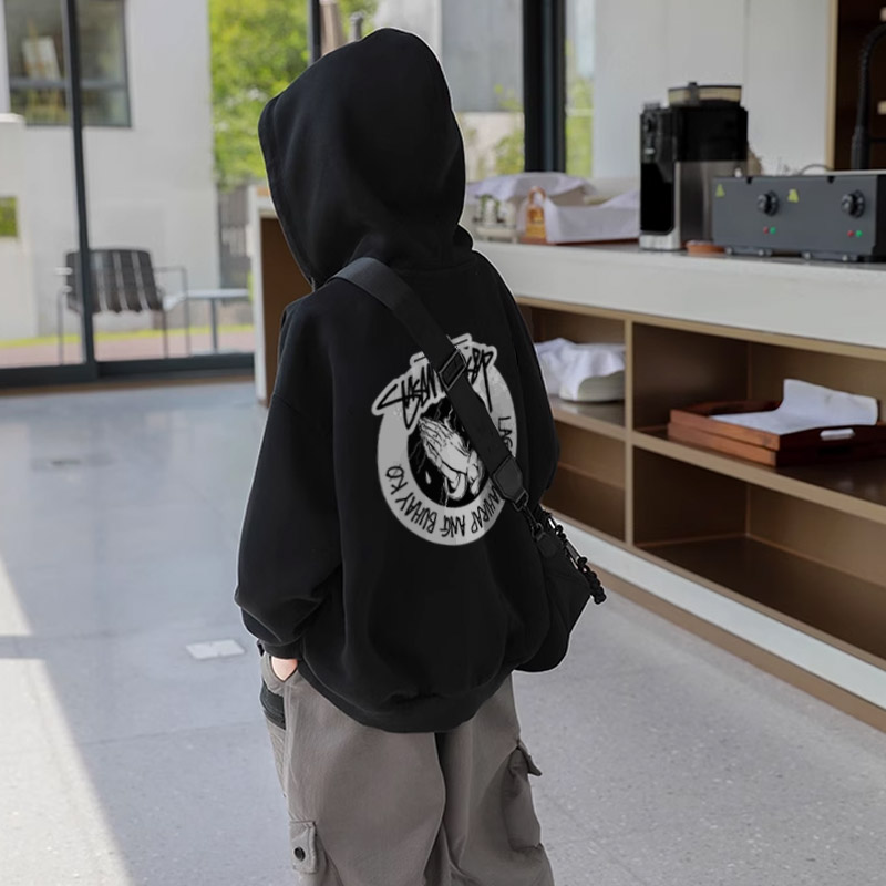 【90-160cm】よく売れる カジュアル 合わせやすい 着やすい  男の子 フード付き アウター