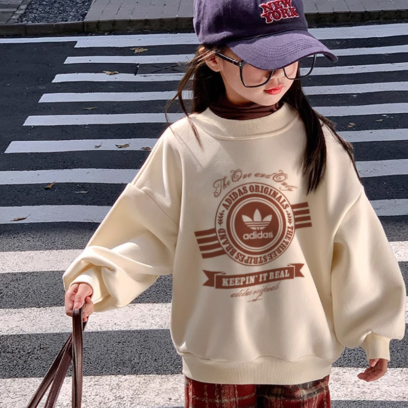 【90-160cm】存在感抜群 可愛い カジュアル シンプル 合わせやすい 女の子 トレーナー