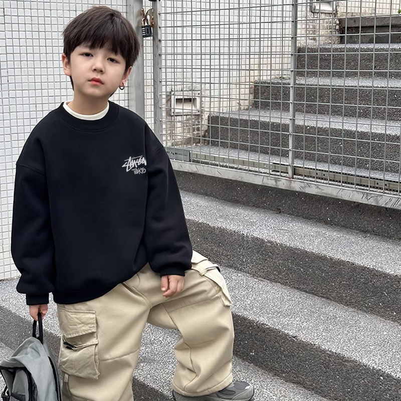【90-160cm】人気爆発中 カッコイイ 合わせやすい 着心地良い カジュアル 男の子 トレーナー