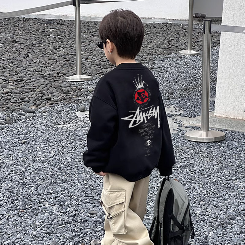 【90-160cm】人気爆発中 カッコイイ 合わせやすい 着心地良い カジュアル 男の子 トレーナー