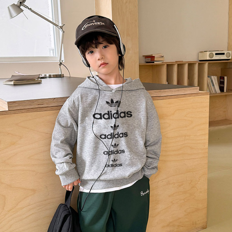 【100-160cm】着回し力抜群 合わせやすい 着やすい クール 男の子 フード付き パーカー