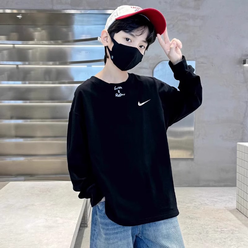 【110-170cm】よく売れる シンプル 着心地良い 合わせやすい トレンド 長袖 Tシャツ
