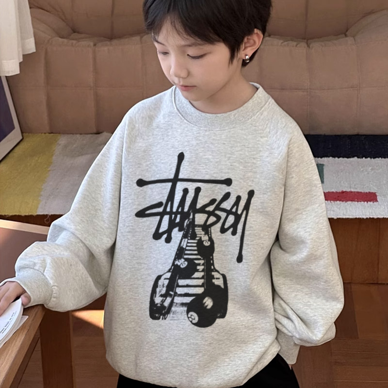【90-160cm】存在感アップ  売れ筋 プリント トレンド カジュアル 男の子 トレーナー