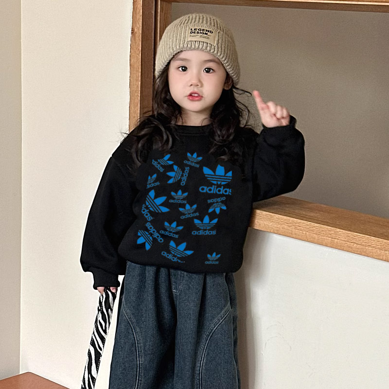 【90-160cm】絶対後悔しない  大人気 合わせやすい プリント 着やすい 女の子 トレーナー