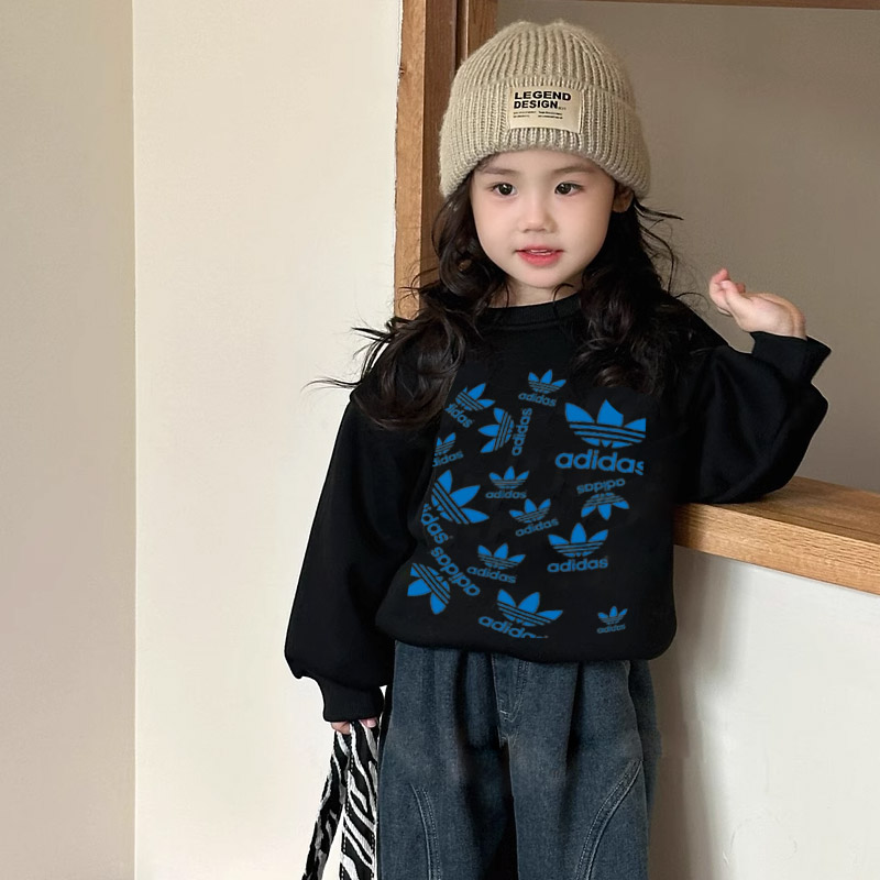 【90-160cm】絶対後悔しない  大人気 合わせやすい プリント 着やすい 女の子 トレーナー